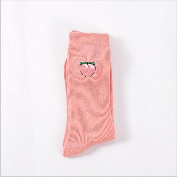 Scrunched-Up Colorful Minimal Crew Socks