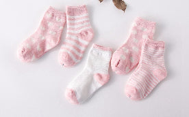 Neonatal Summer Mesh Cotton Crew Socks