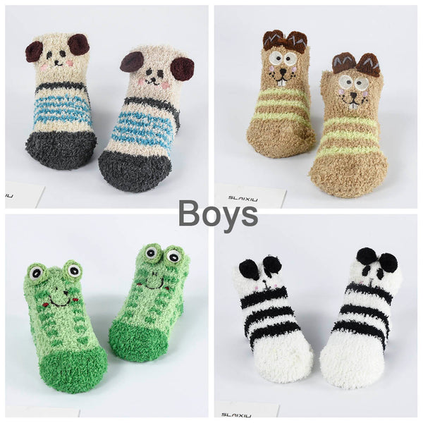 Animal Design Anti-skid Children Socks