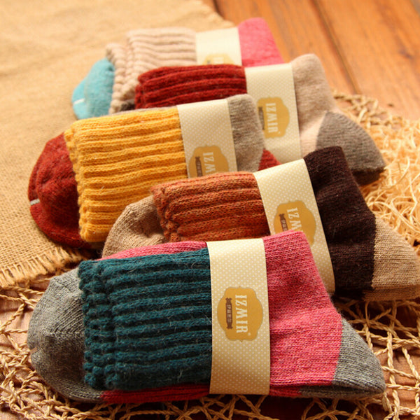 High-Quality Thick Winter Wool Crew Socks