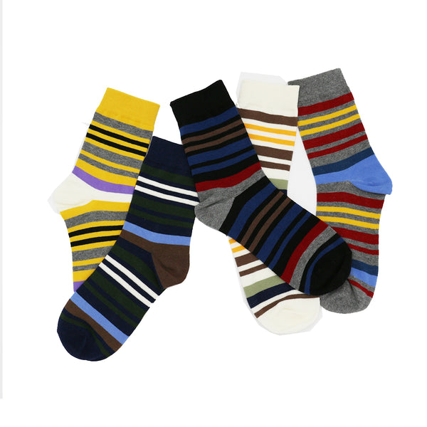 Striped Crew Socks