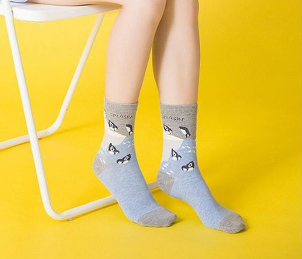 Cute Spring Crew Socks