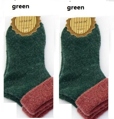 Winter Cashmere Towel-hemmed Socks