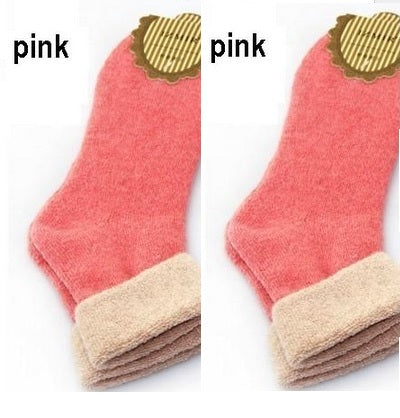 Winter Cashmere Towel-hemmed Socks