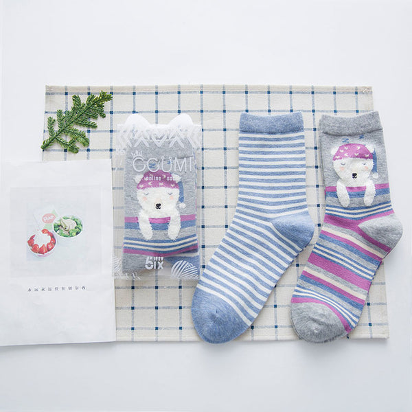 Cute Spring Crew Socks