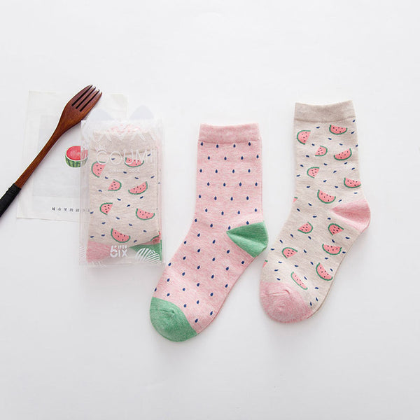 Cute Spring Crew Socks