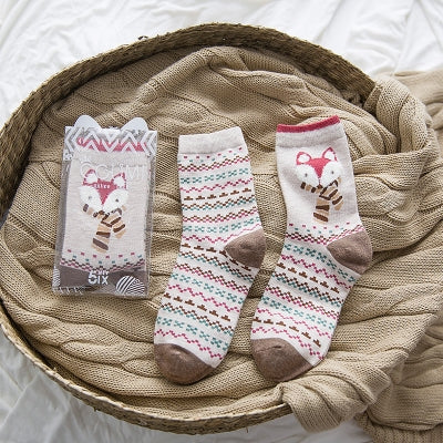 Cute Spring Crew Socks