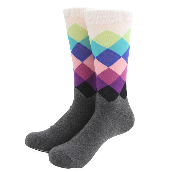 Gradient Colored Crew Socks