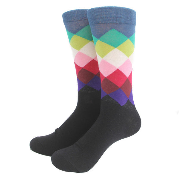 Gradient Colored Crew Socks