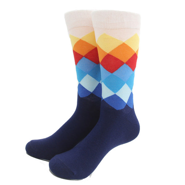 Gradient Colored Crew Socks