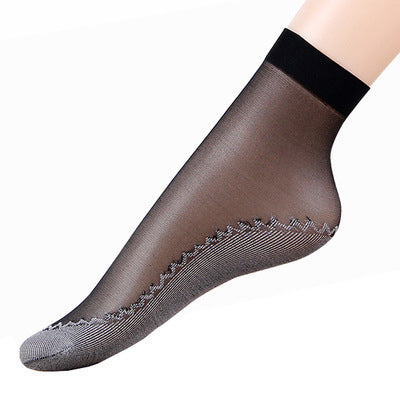 Slip-Resistant Mini-Crew Socks