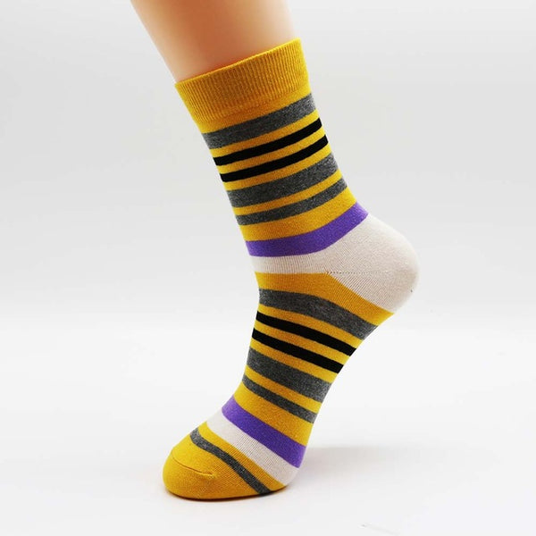 Striped Crew Socks
