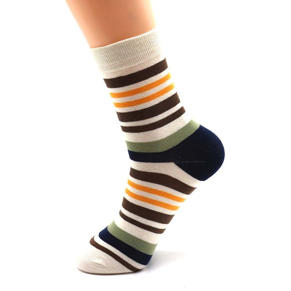 Striped Crew Socks