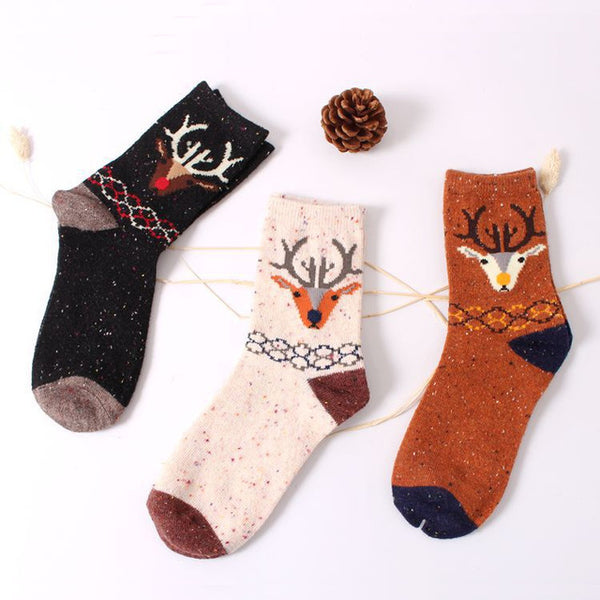 Cute Cartoon Cotton Crew Socks