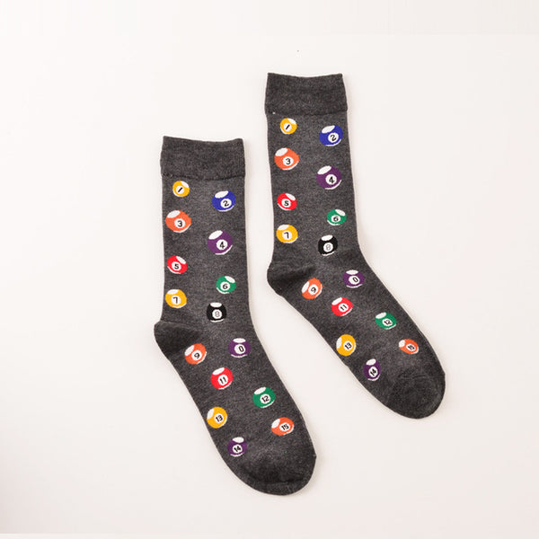Cotton Preppy Printed Socks