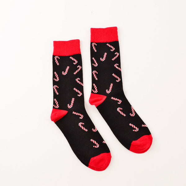 Cotton Preppy Printed Socks