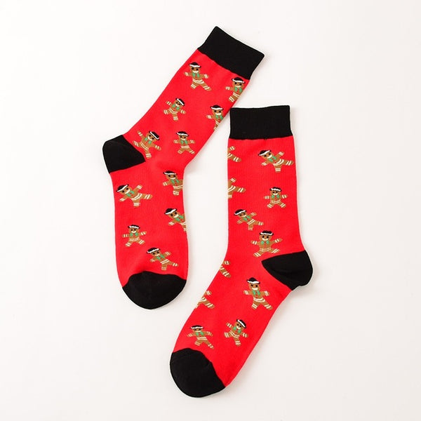 Cotton Preppy Printed Socks
